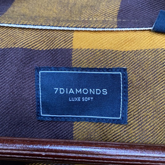 7 diamonds men’s flannel luxe soft - Picture 2 of 5